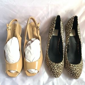 TWO pairs of high heels